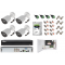 ZESTAW DO MONITORINGU Dahua 4x kamera nocna HAC-HFW1400T-A-0280B, 4Mpx, aplikacja na telefon
